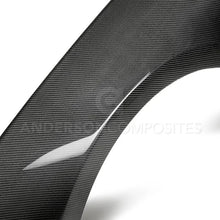 Load image into Gallery viewer, Anderson Composites GT350 Style Carbon Fiber Fenders (Pair) fits 2018-2020 Ford Mustang EcoBoost / 2018-2022 Ford Mustang GT
