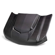 Load image into Gallery viewer, Anderson Composites Type-AZ Carbon Fiber Hood fits 2020-2024 Chevy Silverado - Installation View