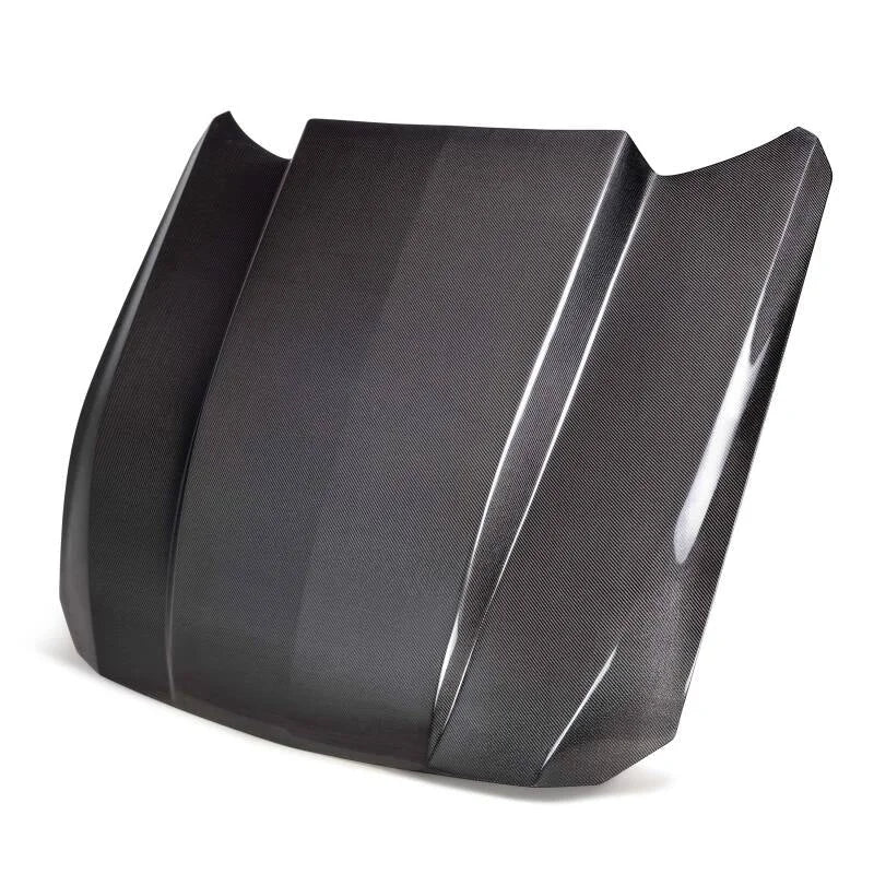 Anderson Composites Type-CJ Double-Sided Carbon Fiber Cowl Hood fits 2024 Ford Mustang - Additional View 7