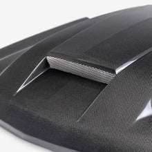 Load image into Gallery viewer, Anderson Composites Type-CP Carbon Fiber Hood fits 2020-2024 Chevy Silverado - Back View