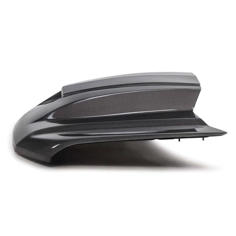 Anderson Composites Type-CP Carbon Fiber Hood fits 2020-2024 Chevy Silverado - Installation View