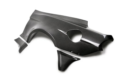 Anderson Composites Type-JTP Fender Flares (10 Piece Set) fits 2018-2022 Ford Mustang - Main Product View