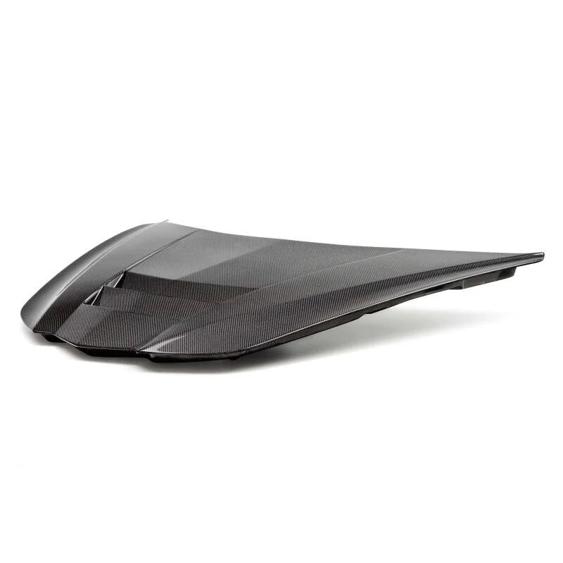 Anderson Composites Type-LT double-sided carbon hood fits 2020 Chevrolet C8 - Side View