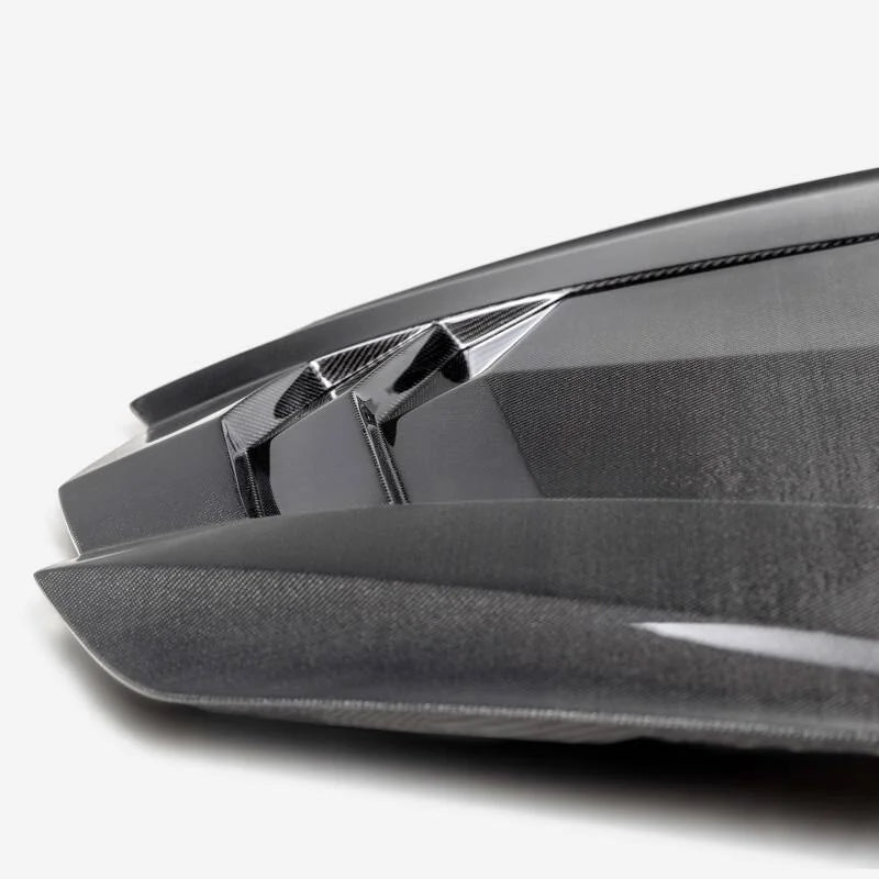 Anderson Composites Type-LT double-sided carbon hood fits 2020 Chevrolet C8 - Additional View 5