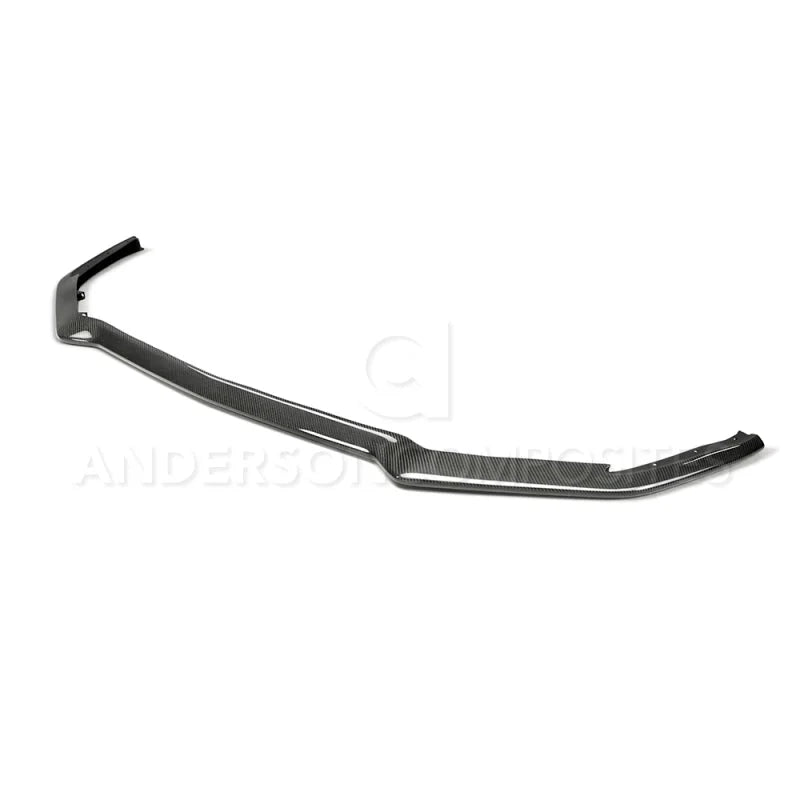 Anderson Composites Type-OE Carbon Fiber Front Chin Splitter fits 2018-2022 Ford Mustang - Side View