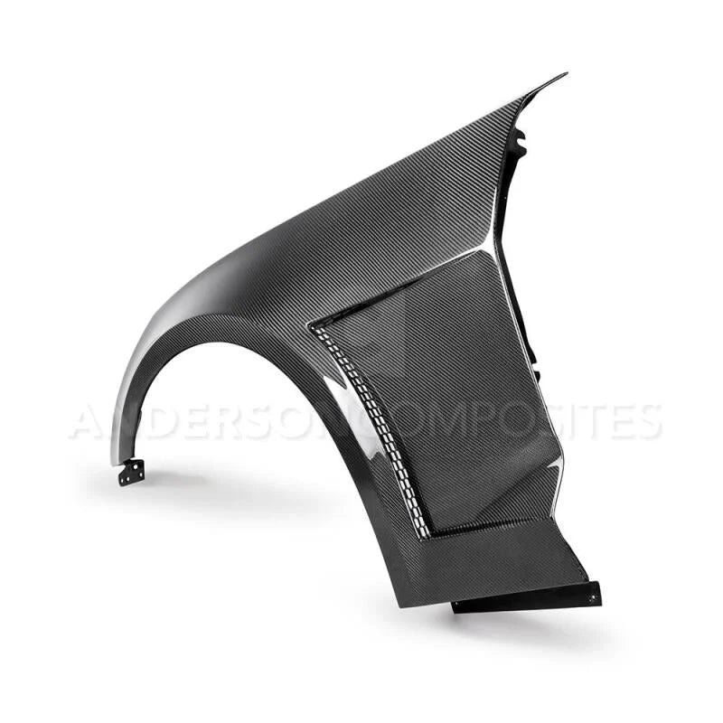 Anderson Composites Type SS Fenders Carbon Fiber (0.40 Inch Wider) fits Chevrolet Camaro / 2017-2021 Chevrolet Camaro LS /...