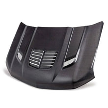 Load image into Gallery viewer, Anderson Composites Type-T2 Carbon Fiber Hood fits 2020-2024 Chevy Silverado - Back View
