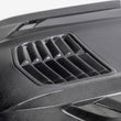 Load image into Gallery viewer, Anderson Composites Type-T2 Carbon Fiber Hood fits 2020-2024 Chevy Silverado - Installation View
