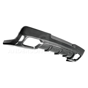 Anderson Composites Type-Z28 Rear Valance fits 2014-2015 Chevrolet Camaro LS - Side View