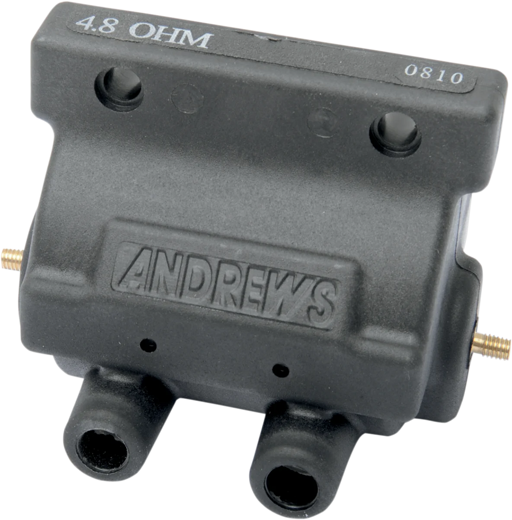 Andrews Ignition Coil - 4.8 Ohm - Harley Davidson - Black 237230 - Main Product View