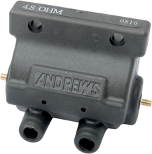 Load image into Gallery viewer, Andrews Ignition Coil - 4.8 Ohm - Harley Davidson - Black 237230 - Main Product View