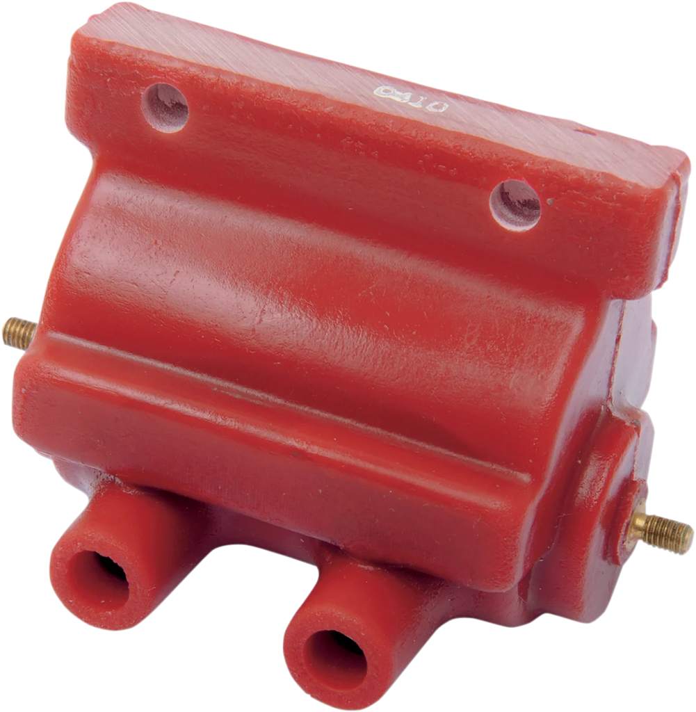 Andrews Ignition Coil - 4.8 Ohm - Harley Davidson - Black 237230 - Side View