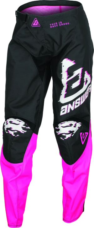 Answer 23.5 Syncron Meltdown Pant Black/Magenta/Grey Womens Size - 4 Regular