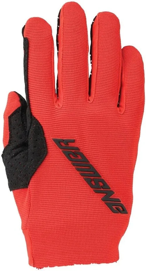 Answer 25 Aerlite Gloves Red/Black - Medium - Side View