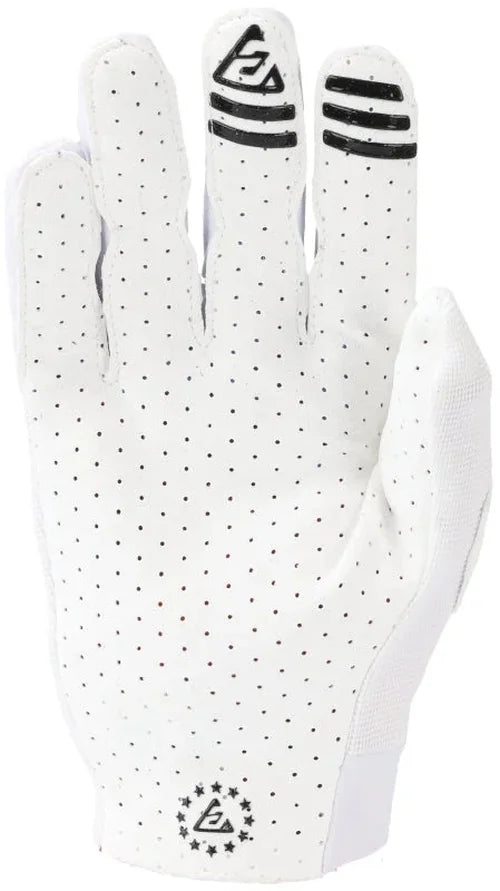 Answer 25 Aerlite Gloves White/Black Logo - Large - Side View