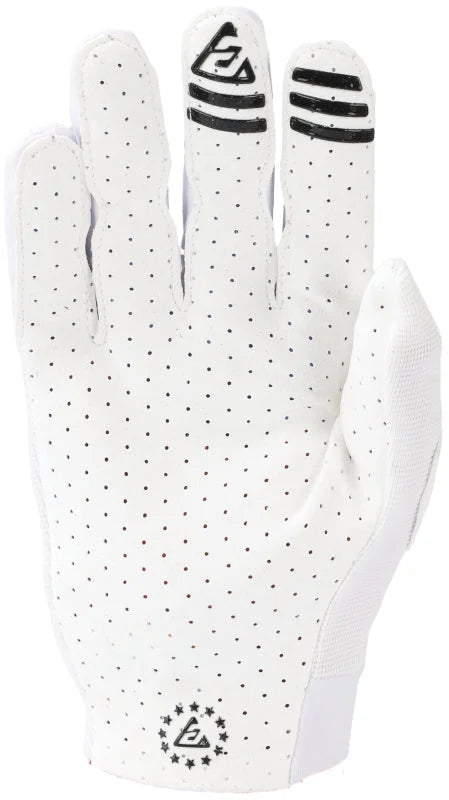 Answer 25 Aerlite Gloves White/Black Logo - Medium - Side View