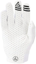 Load image into Gallery viewer, Answer 25 Aerlite Gloves White/Black Logo Youth - Small - Side View