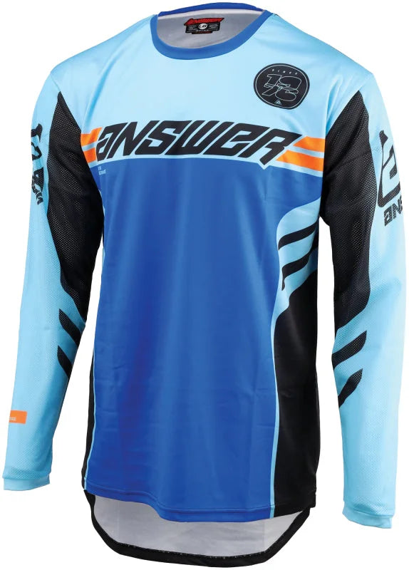 Answer 25 Arkon Nitrus Jersey Blue/Black/Hyper Orange Youth - Large - Main Product View