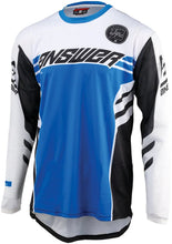 Load image into Gallery viewer, Answer 25 Arkon Nitrus Jersey Blue/Black/White Youth - Medium - Main Product View