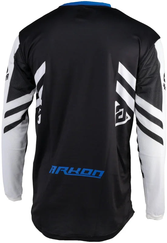 Answer 25 Arkon Nitrus Jersey Blue/Black/White Youth - Medium - Side View