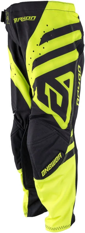 Answer 25 Arkon Nitrus Pants Black/Hyper Acid Youth Size - 24 - Main Product View