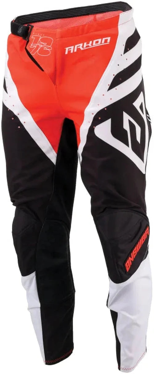 Answer 25 Arkon Nitrus Pants Red/Black/White Size - 42 - Side View