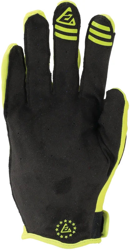 Answer 25 Ascent Gloves Hyper Acid/Black - Medium - Side View