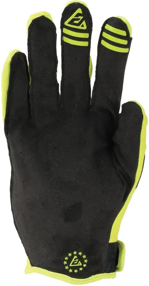 Answer 25 Ascent Gloves Hyper Acid/Black Youth - Medium - Side View