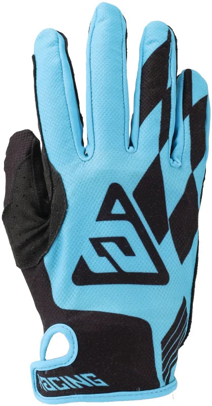 Answer 25 Ascent Prix Gloves Blue/Black - Small - Side View