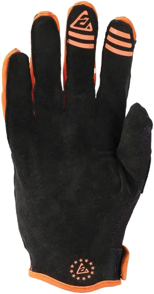 Answer 25 Ascent Prix Gloves Hyper Orange/Black - Large - Side View
