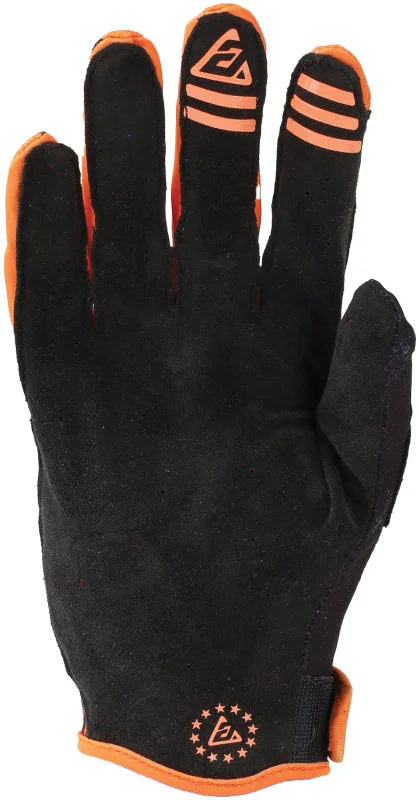 Answer 25 Ascent Prix Gloves Hyper Orange/Black Youth - Small - Side View