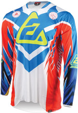 Load image into Gallery viewer, Answer 25 Elite Xotic Jersey Red/White/Blue Youth - Small - Main Product View