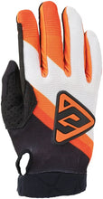 Load image into Gallery viewer, Answer 25 Peak Flo Gloves Black/Hyper Orange/White Youth - Medium - Main Product View