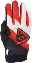 Load image into Gallery viewer, Answer 25 Peak Flo Gloves Black/Red/White - Large - Main Product View