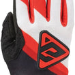 Load image into Gallery viewer, Answer 25 Peak Flo Gloves Black/Red/White Youth - XL - Main Product View