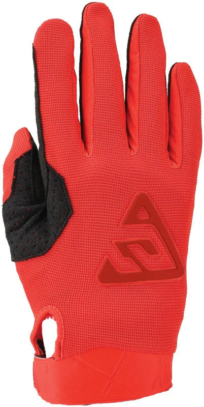 Answer 25 Peak Gloves Black/Red - XS - Side View