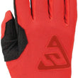 Load image into Gallery viewer, Answer 25 Peak Gloves Black/Red - XS - Side View