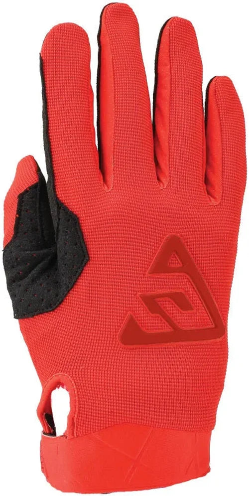 Answer 25 Peak Gloves Black/Red - XS - Side View