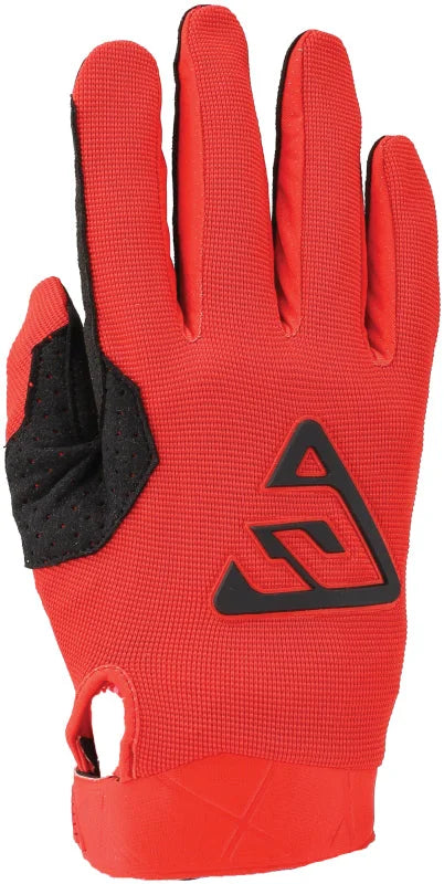 Answer 25 Peak Gloves Red/Black Youth - Small - Main Product View