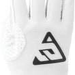 Load image into Gallery viewer, Answer 25 Peak Gloves White/Black Logo Youth - XL - Side View