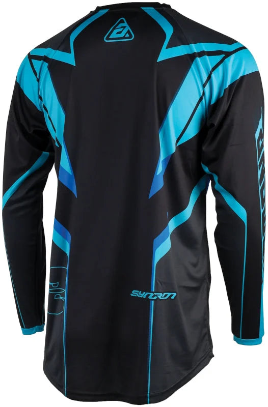 Answer 25 Syncron Envenom Jersey Blue/Black Youth - XL - Side View