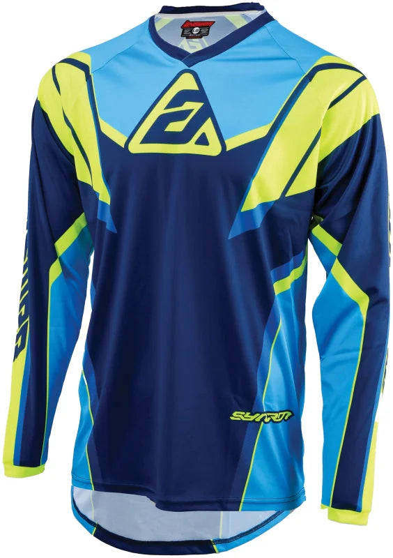Answer 25 Syncron Envenom Jersey Blue/Hyper Acid - 2XL - Side View