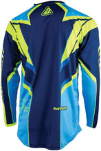 Load image into Gallery viewer, Answer 25 Syncron Envenom Jersey Blue/Hyper Acid - Small - Main Product View