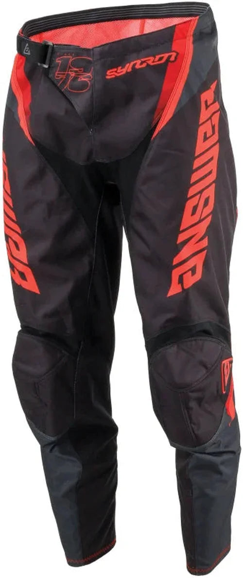 Answer 25 Syncron Envenom Pants Red/Black Size - 32 - Side View
