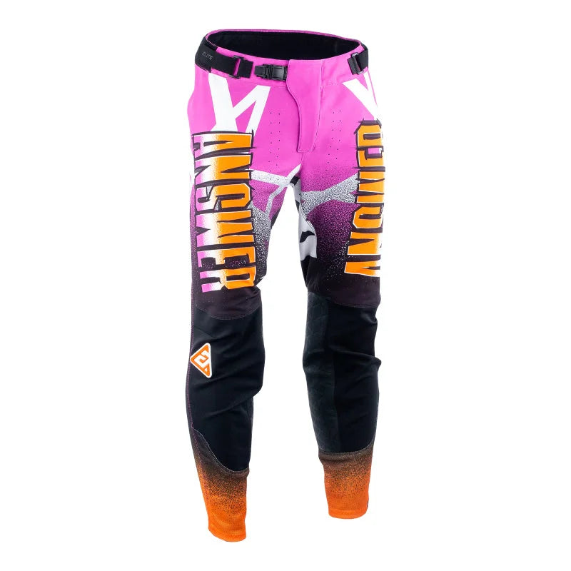 Answer 26 LE Elite Chaos Artifacts Pants 50 Years Purple/Black/Orange Size - 34 - Side View