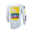Load image into Gallery viewer, Answer 26 LE Syncron Artifacts Jersey 50 Years Neon Yellow/White/Blue Youth - Large - Side View