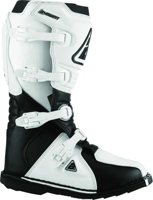 Answer AR1 Boot Black/White Size - 7 - Side View
