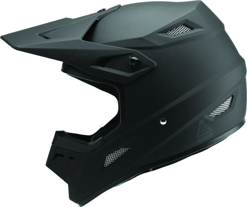 Answer AR1 Solid Helmet Matte Black - XS - Side View