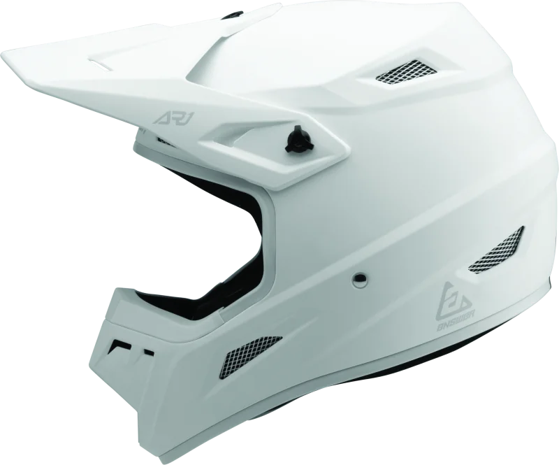 Answer AR1 Solid Helmet White - XS - Side View