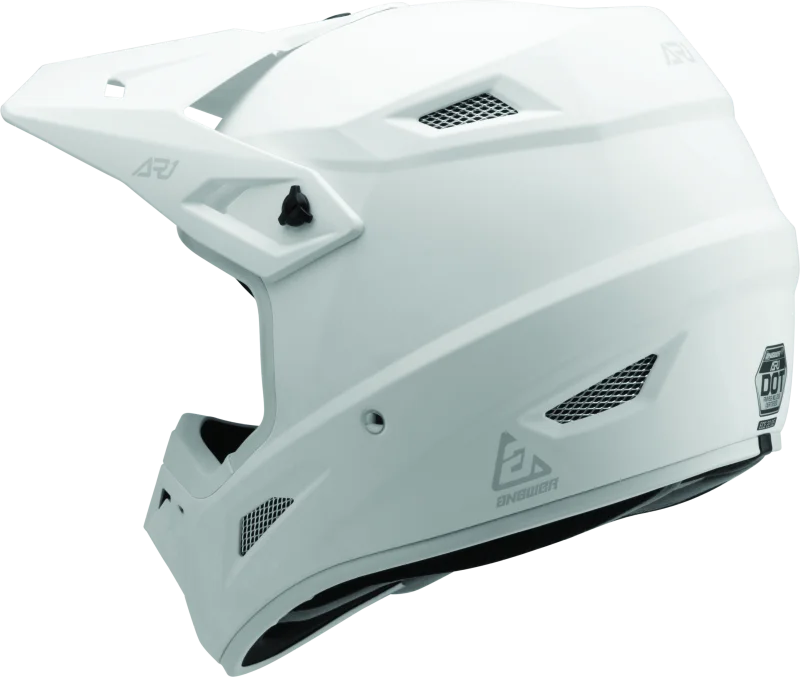 Answer AR1 Solid Helmet White - XS - Installation View